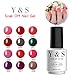 Y&S Gel Nail Polish LED UV Gel 4Pcs Gel Polish Top Coat Base Coat Nail Care Nail Salon Sets #9