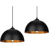 Pendelleuchte Retro In Gelbmessing – Kürzbare Hängeleuchte Für E27 Birne, Max. 60W