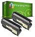 Produktbild Printing Pleasure 2X TN6600 Tonerkartuschen kompatibel mit Brother FAX-8360P HL-1030 HL-1230 HL-1240 HL-1250 HL-1270N HL-1430 HL-1440 HL-1450 HL-1470N HL-P2500/LT MFC-9880, Schwarz