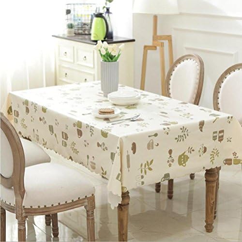 PVC waterproof oil-free tablecloth disposable Oblong dining 135 * 190cm , 8