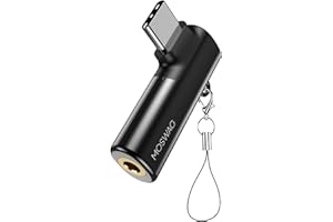 MOSWAG Adattatore per cuffie da USB C a Jack da 3,5 mm di tipo C Dongle audio con microfono ausiliario ad angolo retto Adattatore per cuffie in lega di zinco compatibile con Samsung Galaxy S23 S22