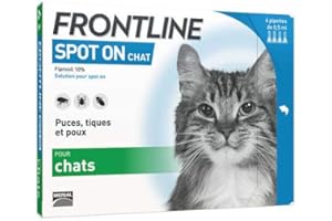 CHADOG Frontline : Pipette Antiparasitaire Chat Frontline© Spot On X4