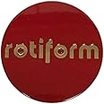 Rotiform Red with Gold Logo Snap in Wheel Center Cap 1003-40RG