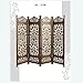 Artesia Handcrafted 4 Panel Premium Quality Wooden Room Partition / Wooden Room Divider / Wooden Screen / Wooden Room Seperator RS.8050.00