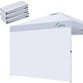 Acepic 3 Pieces of Replacement Sidewalls for Gazebo 3 x 3 m, 210D Oxford Fabric Waterproof, Side Walls for Garden, Outdoor, P