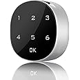 MAKINGTEC Digital Electronic Coded Lock,Touch Screen Password Furniture Privacy Lock for Cabinet Mailbox File Sauna Drawer School Lockers,Easy to Install（2.56 Inch, Blcak）