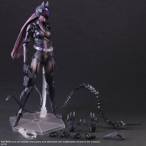 Square Enix Dc Comics Play Arts Kai Catwoman Action Figure Tetsuya Nomura