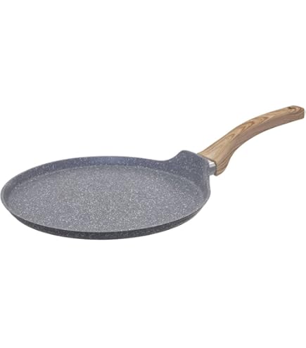 Crêpière Zanetti Durapietra 28cm - Antiadhésive Effet Pierre - Compatible Induction