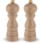 Peugeot 2/23386 Paris karabiber ve tuz değirmeni ahşap, doğal, 5,7 x 5,7 x 18 cm