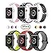 Produktbild VIKATECH Für Apple Watch Armband 42mm, Weiche Silikon Ersatz Armbänder für Apple Watch Armband 42mm Series 3/2 / 1, Sport, Edition, M/L, 6 Pack