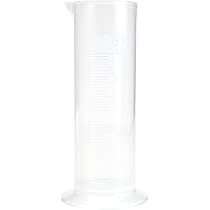 Neolab Lv-0658 Cilindro Graduato - 50 Ml, In PP, Base Rotonda - Per Laboratorio O Casa Cilindro Con Beccuccio - 2