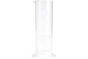 Vitlab Polypropylene Measuring Cylinder, Low Shape, Round Base, 500 ml Capacity