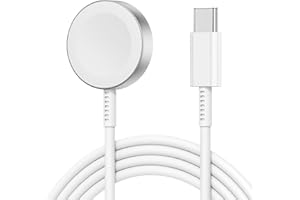 CHCELA 𝟐𝟎𝟐𝟒 𝐔𝐩𝐠𝐫𝐚𝐝𝐞𝐝 iWatch Charger Cable,USB C Cord for iWatch,2M Fast Charging Cable for Apple Watch Series 8/7/6/5/SE