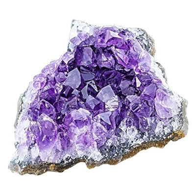 Crystaltears Amethyst Crystal Geode Cluster Raw Amethyst Rock Quartz Healing Crystals Druzy Geode Mineral Specimen Gemstone For Meditation Reiki Healing Home Decor 0.18-0.33 Lb