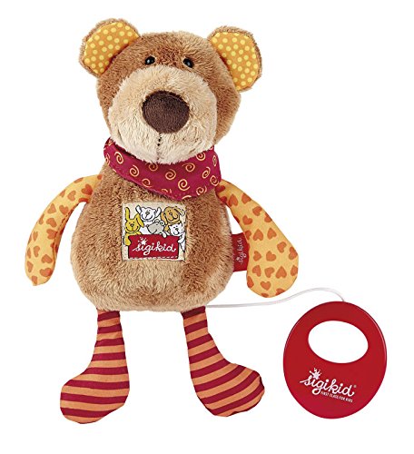 Sigikid 23 x 9 x 7.5 cm Babyspielzeug Musical Bear (Multi-Colour)