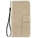 Produktbild Nancen Wallet Case Tasche Hülle für Sony Xperia X (5 Zoll) Flip Schutzhülle Zubehör Lederhülle mit Silikon Back Cover PU Leder Handytasche im Bookstyle Stand Funktion , Schmetterling Schnalle Magnet , Baum und Katze Muster Flip Funktion Kartenfächer Etui Schale ,Schütze Dein Telefon