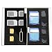 Produktbild SD-Karten-Etui, SOPEAR Tragbare schützende Aluminiumlegierung Metall SD Karte Micro SD TF Karte Standard Micro Nano SIM Karte Aufbewahrungskoffer Box Halter Silber