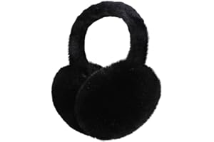 EIYVPRA Cache-oreilles, cache oreille femme, cache oreille, cache-oreilles d'hiver pliable réglable en peluche confortable plus doux pour l'hiver l'équitation cache-oreilles chauds pour homme et femme