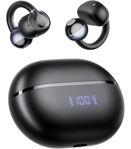 【美品】ambie sound earcuffs ambie Sound Earcuffs - Open Ear Earbuds Wired Ear Clip 3.5mm