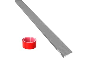 ‎LIEKUMM LIEKUMM 2 cm Höhe PVC Türschwellenrampe, 800 kg Tragkraft Türschwellenrampe Saugroboter, Rollstuhlrampe für Innen- und Außenbereich, Schwellenrampe für Elektro-Rollstuhl, Kinderwagen, Garage, Grau