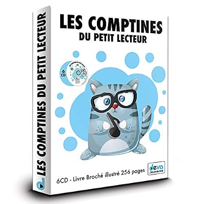 Comptines du petit lecteur - Coffret 6CD avec Livre 256 Pages