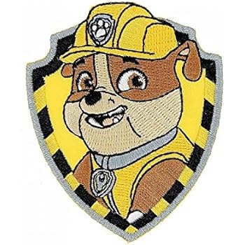 Ecusson - Paw Patrol La Pat' Patrouille Zuma - Orange - 5,8x6,6cm
