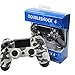 Price comparison product image RQINW PS4 Gaming Controlle Wireless Bluetooth Gamepad, USB Charging, Vibration Feedback,Gaming Controller Applicable for PS4 (Camouflage Gray)