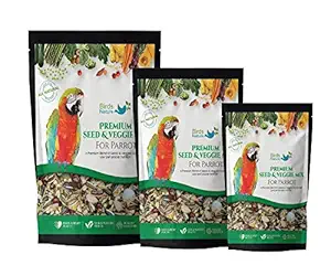 BirdsNature Premium Seed & Veggie Mix for Macaws,Amazons,Cockatoos & Exotic Birds (10kg)
