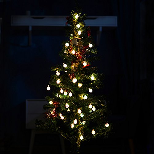 Satu Brown 30er LED Solar Lichterkette Garten Globe Außen Licht Warmweiß 6,5M, Dekorative Beleuchtung für Terrasse, Party, Hochzeit, Camping, Weihnachten, Hof, Outdoor, Fest Deko usw. - 3