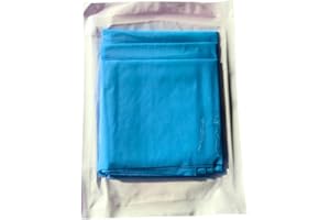 TTAMG DOC Teli Sterili Chirurgici in Tnt 75x90 cm, confezione da 10 Pezzi, Telino chirurgico monouso impermeabile In accoppiato TNT + PE misura 75x90 (10pz)