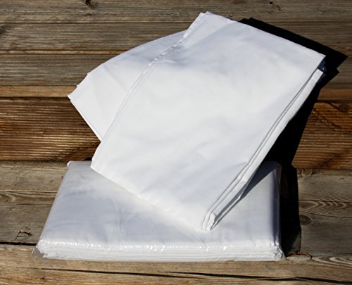 TK-Warenhandel 'lenzuolo liscio bianco in diverse dimensioni (150 X 200). Le leggere