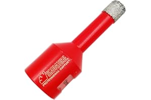 SHDIATOOL Broca de Diamante 10MM Vacío Soldadura para Perforación en Seco Porcelana Azulejo Granito Mármol M14