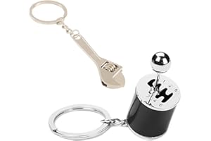 QUESUC Il Portachiavi Giocattolo Con la Punta delle dita per la Modifica dell'Auto può Cambiare Marcia Liberamente Cambio Manuale a 6 Marce Imitazione Auto Cool [Portachiavi Tipo Chiave Regalo]