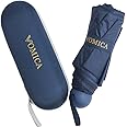 Vomica Compact Capsule Umbrella, 19 cm, 5-Fold, 8-ribs, Manual Open, UV Coating for Sun Protection - Ideal Small Umbrella for Women and Men, Mini Umbrella for Rain and Sun