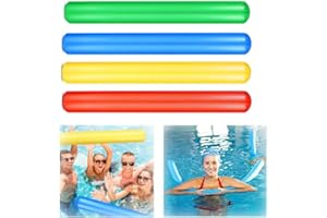 PACUM 4PCS Tagliatelle Da Piscina Tagliatelle Da Piscina In Schiuma Patatine Fritte In Schiuma Tagliatelle Da Piscina Per Nuotare Tubo Piscina Galleggiante ，Adatto per Parco Acquatico sulla Spiaggia
