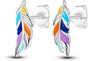 NARMO 925 Sterling Silber Ohrstecker für Frauen Star&Moon Ohrringe, Einhorn Geschenke für Mädchen Sonnenblume Ohrringe Schmetterling Ohrringe Tiny Cute Stud Ohrringe Ohrringe