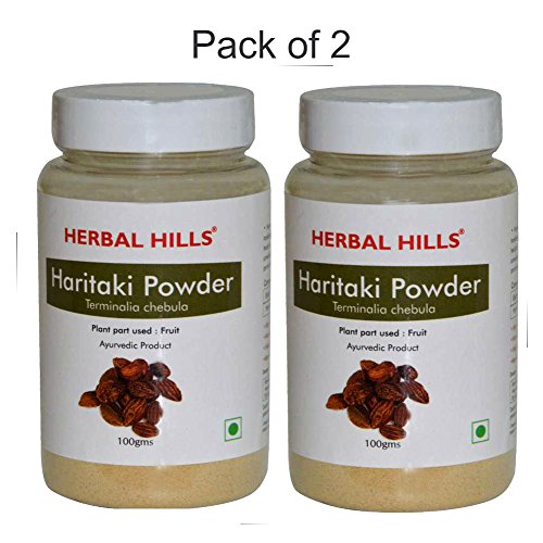 Herbal Hills Haritaki Powder - 100g Each (Pack of 2) - Bottle RS.119.00
