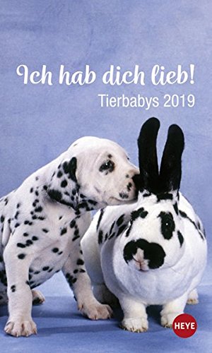 Mini Tierbabys Ich hab dich lieb! - Kalender 2019