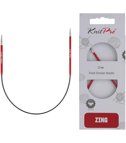 KnitPro Zing Mini Set di Ferri Circolari Componibili, 5 cm - Acquista a buon mercato qui