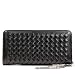 Produktbild Urcover® geflochtene Geldbörse Etui Portemonnaie Tasche Geldbeutel Clutch für Kreditkarten und Bargeld etc. Schwarz