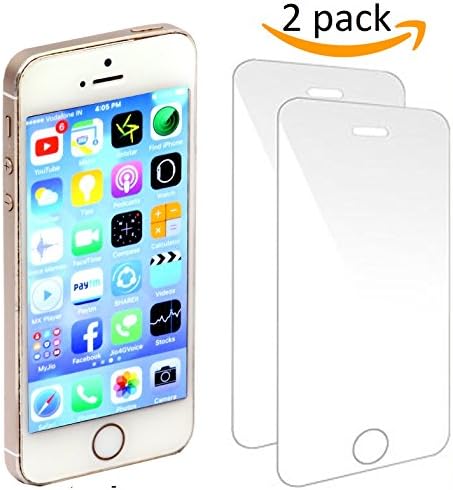 Iphone 4 Tempered Glass Screen Protector, Bowtech [2-Pack] ULTRA CLEAR , SHATTER PROOF ,ANTI SCRATCH ,BUBBLE FREE ,9H HARDNESS 3D Touch Compatible Premium Screen Guard