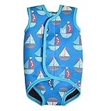 Calidad extra, el traje acuático de neopreno de 3 mm de grosor mantiene el calor corporal en el agua fresca de la piscina y en el frío tránsito al vestuario