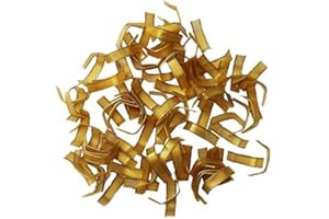 PGV Verschlussclips - Beutelverschlüsse - Tütenverschlüsse, 33 x 8 mm (100 Stück, MATTGOLD)