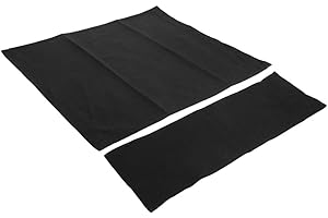 ZERODIS 1 set rivestimento per regista Sedie Sostituzione tessuto in tela, forniture per la casa Accessori per la copertura protettiva per mobili resistenti (nero)