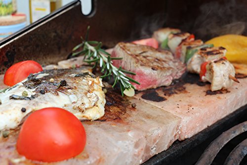 2 Salzsteine „DeLuxe“ BBQ Salzplatten zum grillen (4.4kg), mehrfach verwendbar - 2