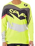  Seven MX Camiseta De MX 2018 Annex Ignite Negro-Fluorescent Amarillo (XXL, Amarillo)