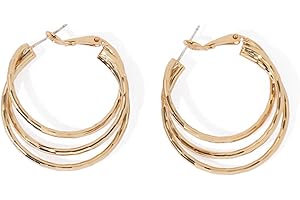 SEPTBIEN 18K Gold Plated Earrings for Women Fashion Jewellery