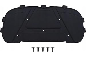 GEPCO Advanced Technology Alfombrilla aislante para capó con clips compatible con: BMW Serie 1 E81 E82 E87 E88