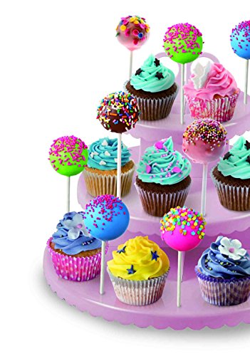 Ibili 827600 Etagere, ideal für Cupcakes / Cakepops, Kunststoff, Löcher für 48 Stäbe - 2