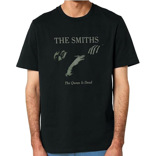 T-shirt Femme The Smiths Manchester 1984 - Photo Morrissey Par Stephen Wright - Col En V, Coupe Classique